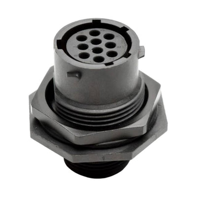 RTS712N10S03 by Amphenol Sine Systems Corp - CONNECTOR RECPT HSG FMALE 10POS PNL MT