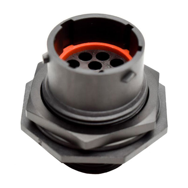 RTS714N12P03 by Amphenol Sine Systems Corp - CONNECTOR RECPT HSNG MALE 12POS PNL MT