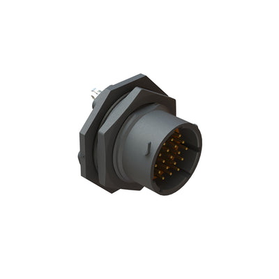 RTS714ND19P0332 by Amphenol Sine Systems Corp - CONNECTOR RECPT MALE 19POS GOLD SOLDER