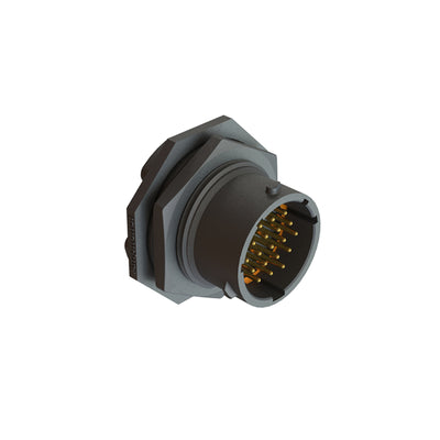 RTS714ND19P03 by Amphenol Sine Systems Corp - CONNECTOR RECPT MALE 19POS GOLD SOLDER