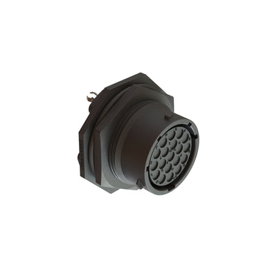 RTS716ND19S0332 by Amphenol Sine Systems Corp - CONNECTOR RECPT FMALE 19P GOLD SOLDER
