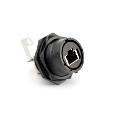 RTS718NRJ03-U1 by Amphenol Sine Systems Corp - 8 POSITIONS RJ45 JAM NUT RECEPTA