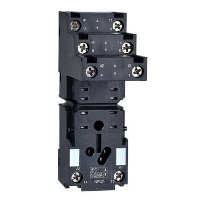 RXZE2S108M by Schneider Electric - HARMONY, SOCKET, FOR RXM2 RELAYS
