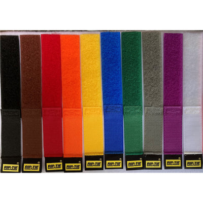 RLH-095-100-RW by Rip-Tie - HOOK&LOOP TIE MULT 9.5"" 100PACK