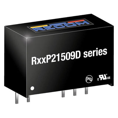 R12P21509D/P by Recom Power - DC DC CONVERTER 15V -9V 2W