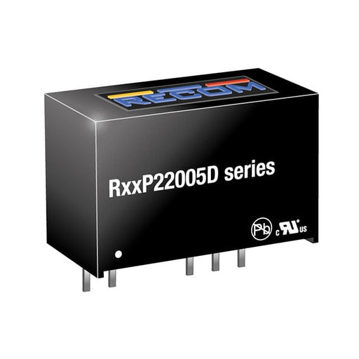 R15P22005D by Recom Power - DC DC CONVERTER 20V -5V 2W