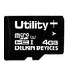 S304GSEJ6-U3000-3 by Delkin Devices, Inc. - 4GB MLC MICROSD CARD I-TEMP (-40