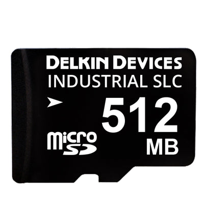 S351TLNJM-C1000-3 by Delkin Devices, Inc. - 512MB SLC MICROSD CARD I-TEMP (-
