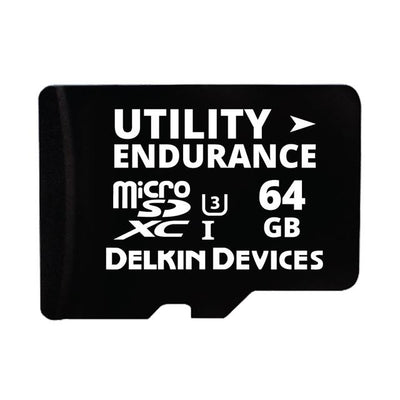 S364FSTL2-U3000-3 by Delkin Devices, Inc. - 64GB 3D MICROSD CARD I-TEMP (-40