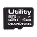 S404GSEJ6-U3000-3 by Delkin Devices, Inc. - 4GB MLC MICROSD CARD (-25C - +85