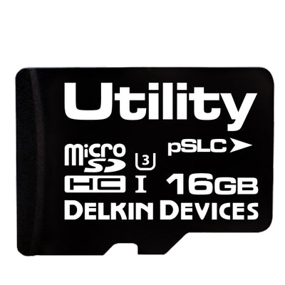 S416FQYJR-U3000-3 by Delkin Devices, Inc. - 16GB PSLC MICROSD CARD (-25C - +
