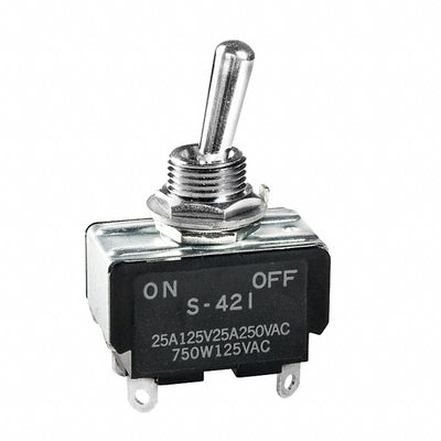 S421 by NKK Switches - SWITCH TOGGLE DPST 25A 125V