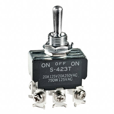 S423T by NKK Switches - SWITCH TOGGLE DPDT 20A 125V