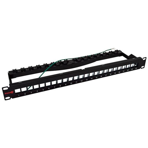 S45-2024SU by Go Simply Connect - 24 PORT STP PATCH PANEL, UNLOADE