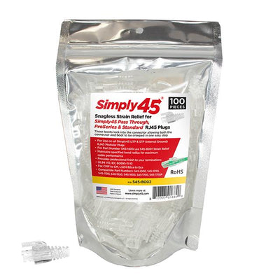 S45-B002 by Go Simply Connect - UNSHIELDED STRAIN RELIEF CAT6/6A