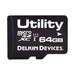 S464FQYFA-U1000-3 by Delkin Devices, Inc. - 64GB 3D MICROSD CARD (-25C - +85