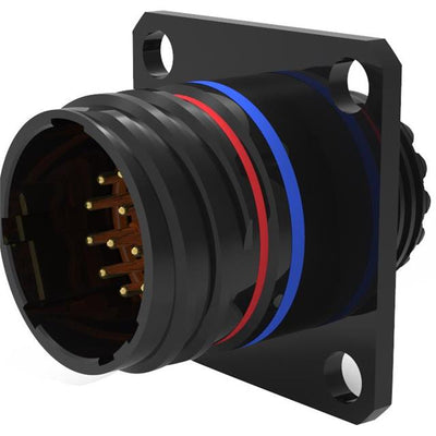 S500DZ-14-35PN by Amphenol Aerospace Operations - WALL MOUNT RECEPTACLE