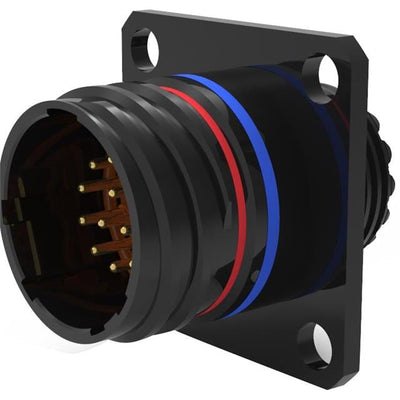 S500DZ-12-35PN by Amphenol Aerospace Operations - WALL MOUNT RECEPTACLE