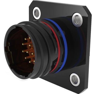 S510DZ-14-97PN(V25) by Amphenol Aerospace Operations - WALL MOUNT RECEPTACLE WITH CLINC