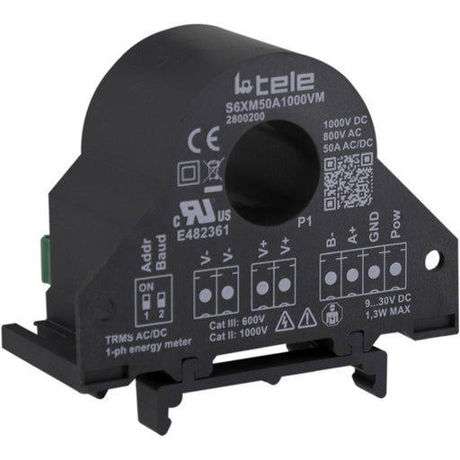 S6XM50A1000VM by TELE Controls Inc - ENERGY METER 1000V 50A MODBUS