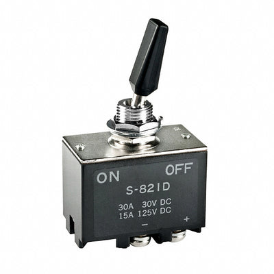 S821D by NKK Switches - SWITCH TOGGLE DPST 30A 30V