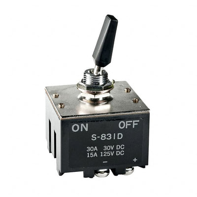 S831D by NKK Switches - SWITCH TOGGLE 3PST 30A 30V
