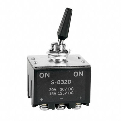 S832D by NKK Switches - SWITCH TOGGLE 3PDT 30A 30V