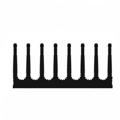 SAR102AS-100MM by Sarnikon - EXTRUDED HEATSINK 51X100MM