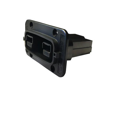 SBSX75A-PMREC-BLK by Anderson Power Products, Inc. - SBSX-75A PANEL MOUNT RECEPTACLE