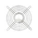 SC100-W27 by Gardtec Incorporated - 135MM EURO FAN GUARD