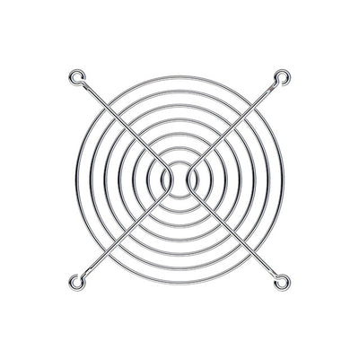 SC120-W13 by Gardtec Incorporated - 120MM FAN GUARD NICKEL CHROME