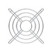 SC120-W8 by Gardtec Incorporated - 120MM FAN GUARD NICKEL CHROME