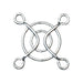 SC30-W1 by Gardtec Incorporated - 30MM FAN GUARD NICKEL CHROME