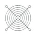 SC92-W2 by Gardtec Incorporated - 92MM FAN GUARD NICKEL CHROME