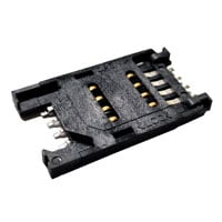 SCC-A3-08-SG-HC-T/R by Adam Tech - SIM CARD 8POS CONNECTOR