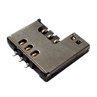 SCC-K-06-SGM-SMT-B-T/R by Adam Tech - SIM CARD 6POS CONNECTOR