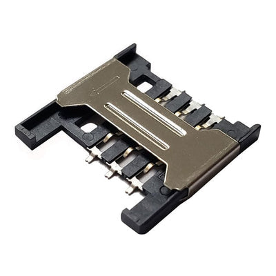 SCC-Q1-06-G-SMT-T/R by Adam Tech - SIM CARD 6POS CONNECTOR