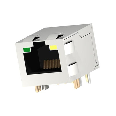 SCNRJ-1010GGMSEGY-073GSORTH by Suntsu Electronics, Inc. - RJ45 JACK SIDE ENTRY