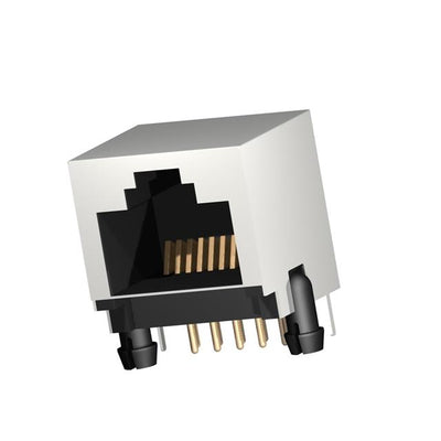SCNRJ-1010GGNSNN-484H5SORTH by Suntsu Electronics, Inc. - 10/100 BASE-T SINGLEPORT RJ45