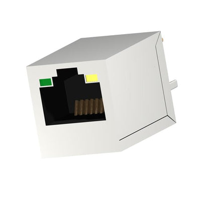 SCNRJ-88GGMSNGY-486HSOVTH by Suntsu Electronics, Inc. - RJ45 JACK SHIELDED SIDE ENTRY