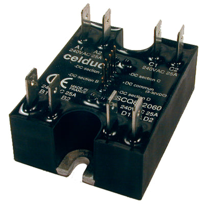 SCQ842060 by Celduc Inc. - SOLIDSTATE RELAY SPST-NO 25A 12-280V