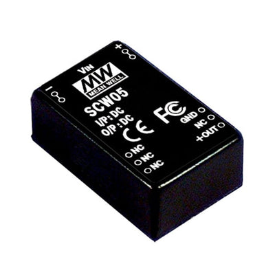 SCW05C-09 by MEAN WELL USA Inc. - DC DC CONVERTER 9V 5W