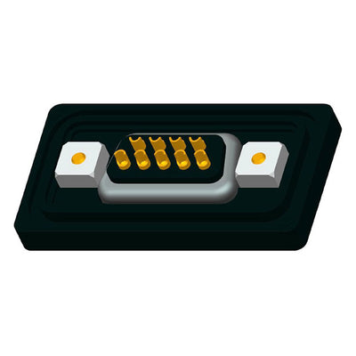 SDB-09PMMS-SL8001 by Amphenol LTW - CONNECTOR D-SUB PLUG 9POS PNL MNT
