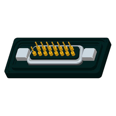 SDB-15PFFP-SL8001 by Amphenol LTW - CONNECTOR D-SUB RCPT 15P PNL MNT SLDR