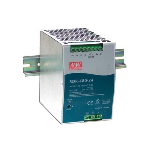 SDR-480-24 by Antaira Technologies - 480 Watt Series/ 24 VDC/ 20.0 A