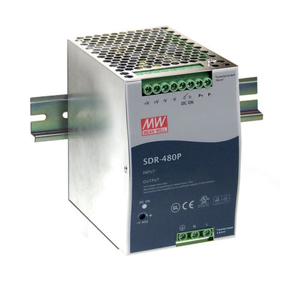 SDR-480P-48 by MEAN WELL USA Inc. - AC/DC DIN RAIL SUPPLY 48V 480W