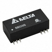 SE03D2412A by Delta Electronics - DC DC CONVERTER +/-12V 3W