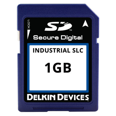 SE0GTLNFX-1D000-3 by Delkin Devices, Inc. - 1GB SLC SD CARD I-TEMP (-40 + 85