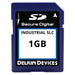 SE0GTLNFX-1D000-3 by Delkin Devices, Inc. - 1GB SLC SD CARD I-TEMP (-40 + 85