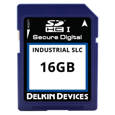 SE16TRZFX-1B000-3 by Delkin Devices, Inc. - 16GB SLC SD CARD I-TEMP (-40 + 8